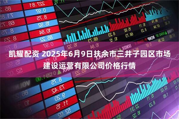凯耀配资 2025年6月9日扶余市三井子园区市场建设运营有限公司价格行情